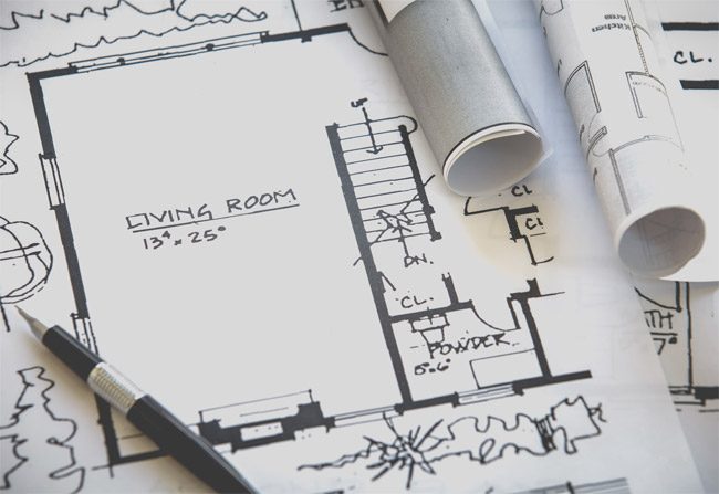 Home Renovations - blue print of a homes interior Home Renovations
